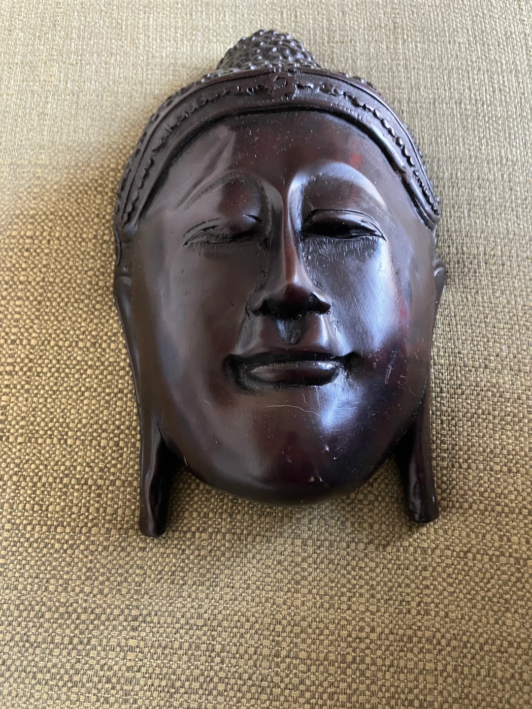 Resin Buddha Face Wall Hanging