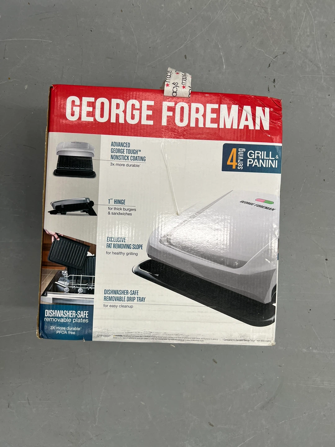 George Foreman 4-Serving Grill & Panini Press