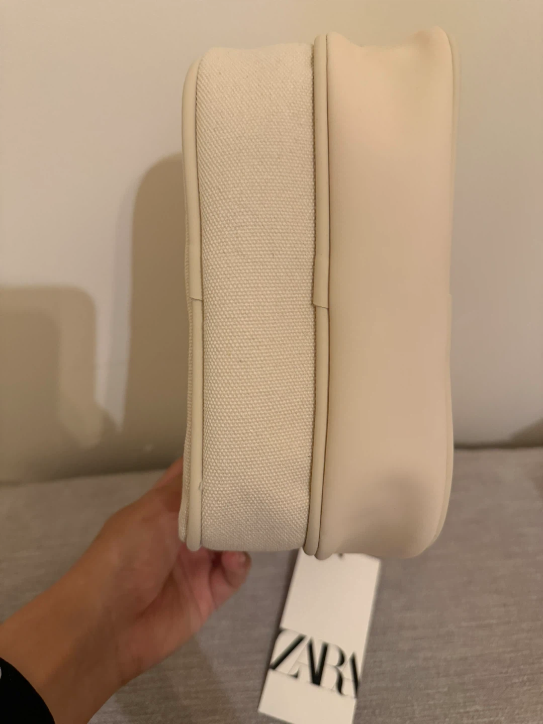 Zara Beige Cosmetic Bag - Size M - photo 3