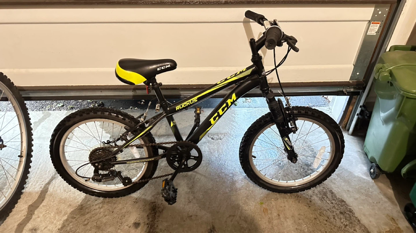 18” CCM Ruckus Kids Bike