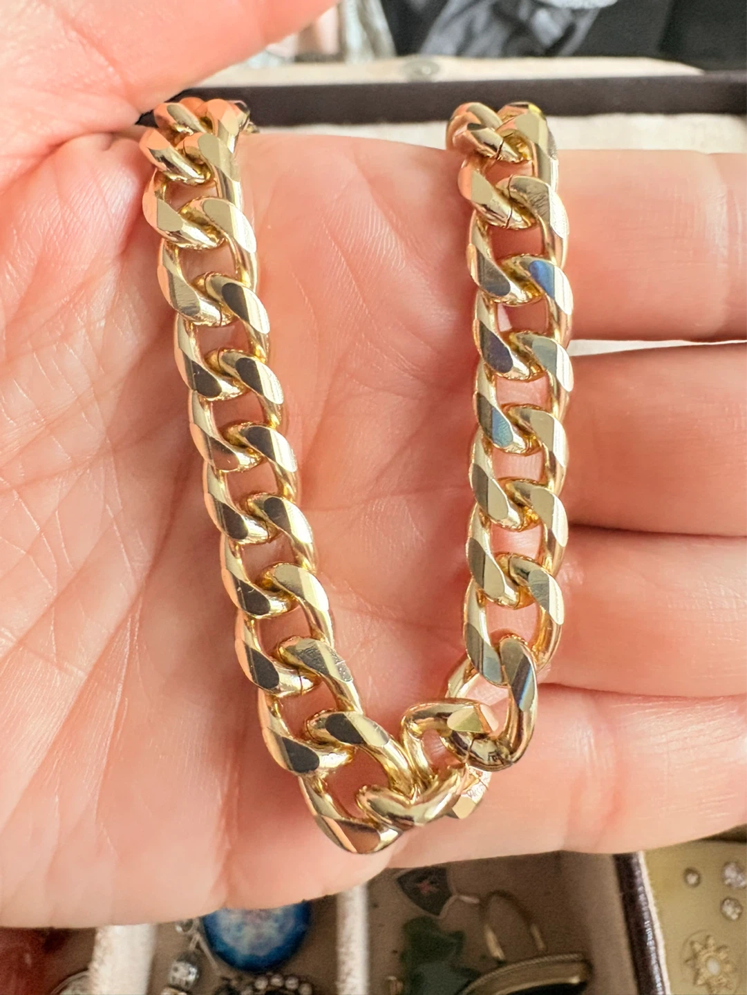 Gold-tone Chain Link Necklace - photo 5