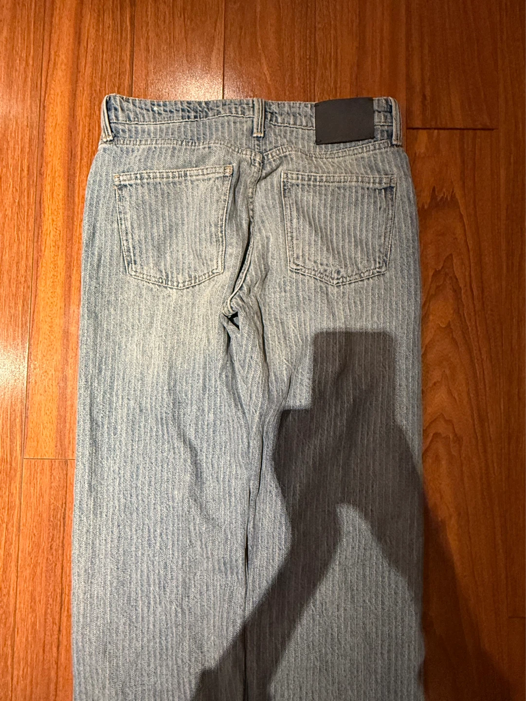 ZARA Striped Wide-Leg Jeans - photo 2