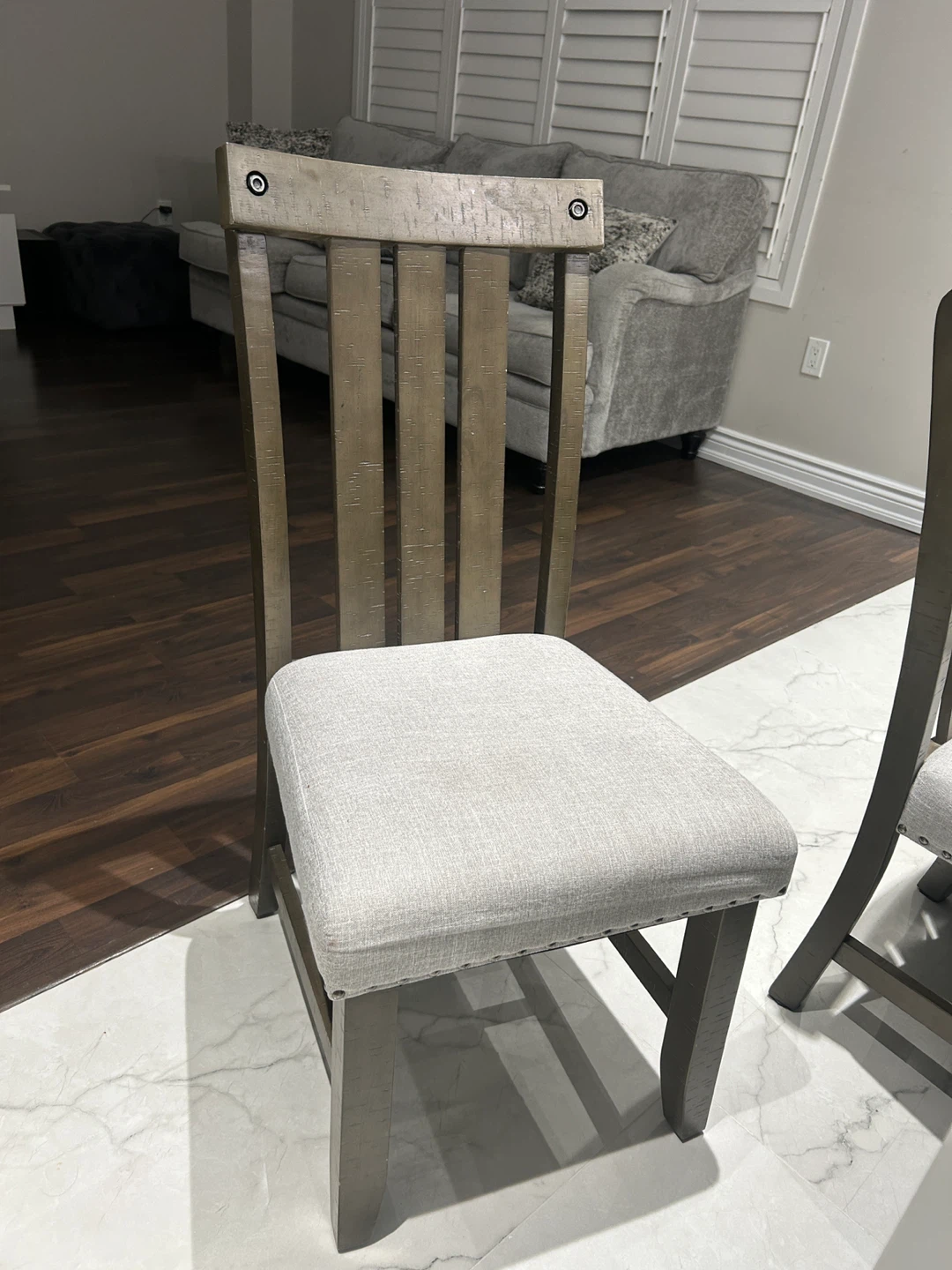 Farmhouse Style Dining Table with Chairs - photo 5