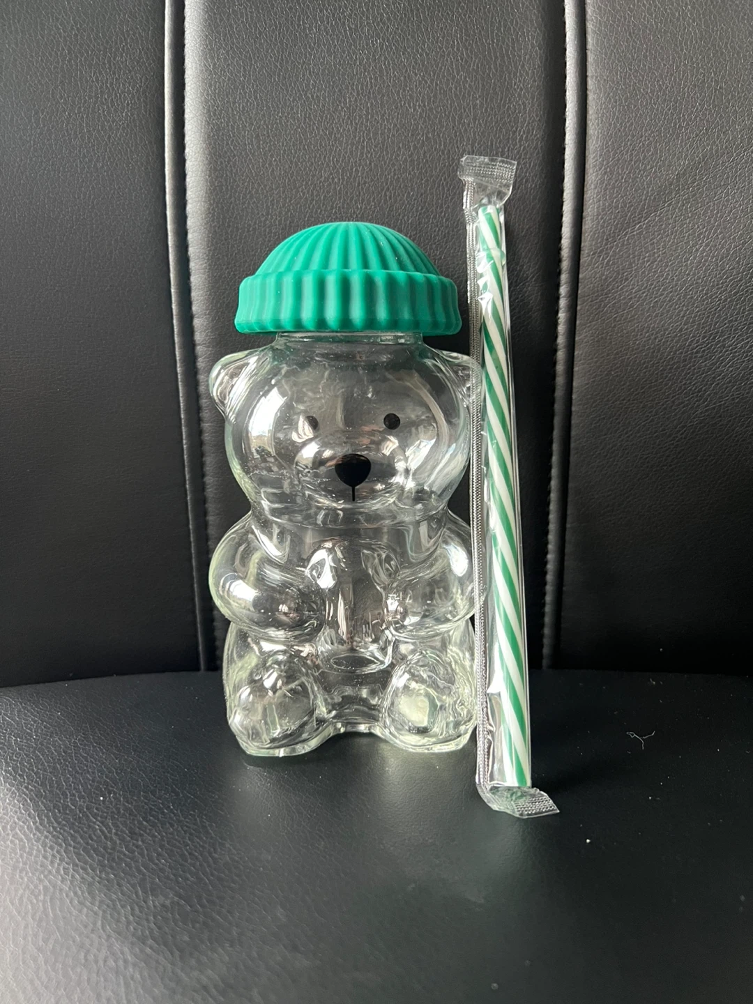 Bear Shaped Glass Cup - photo 2