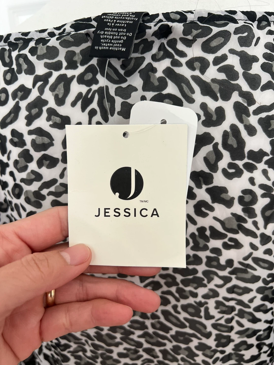 Jessica Leopard Print Kaftan Cover-up - New - photo 3