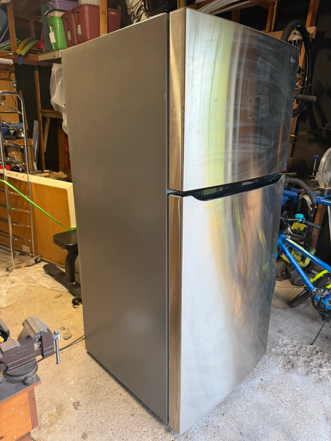 LG Stainless Steel Top Freezer Refrigerator - photo 5