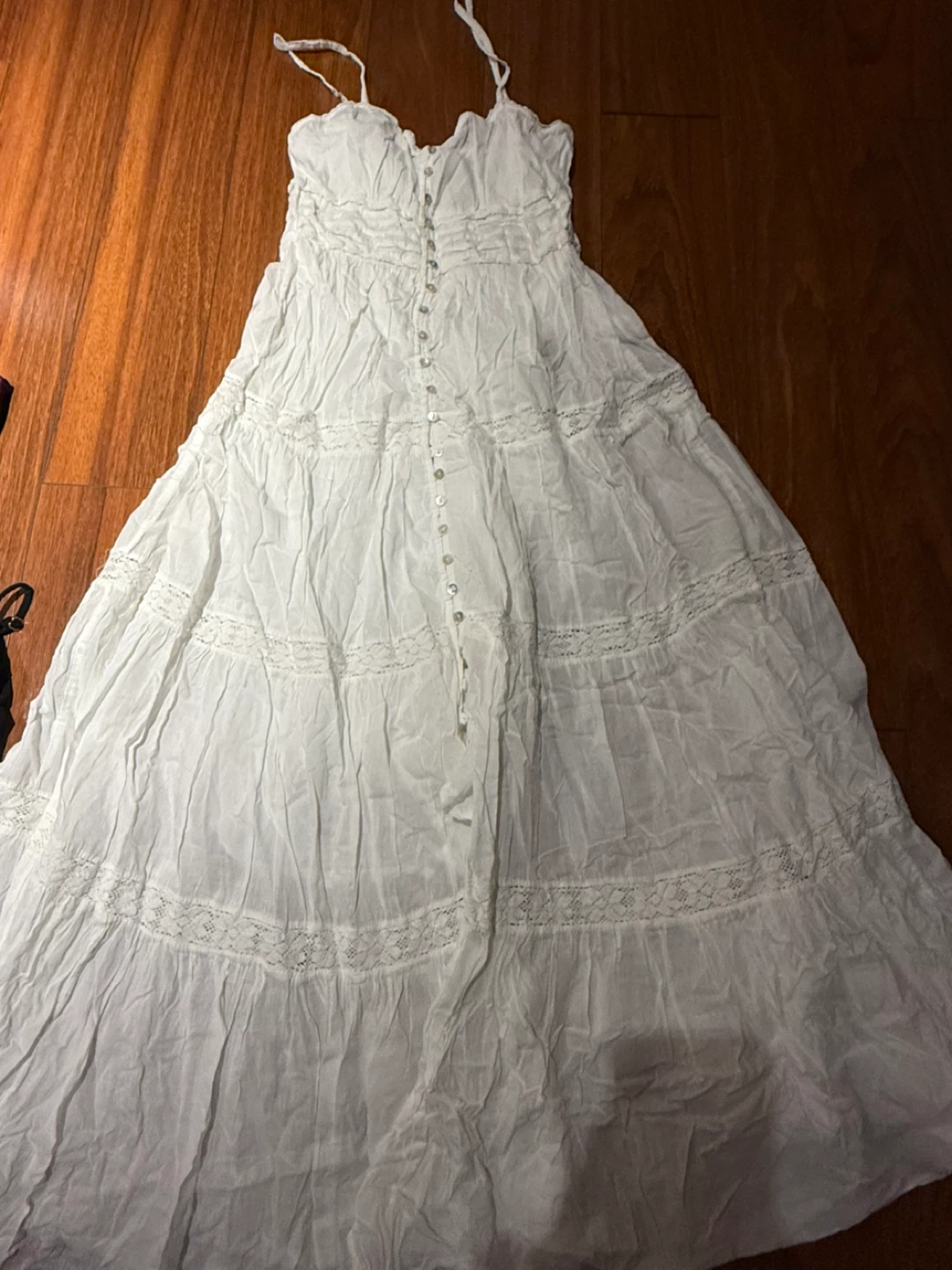 White Mango Tiered Maxi Dress