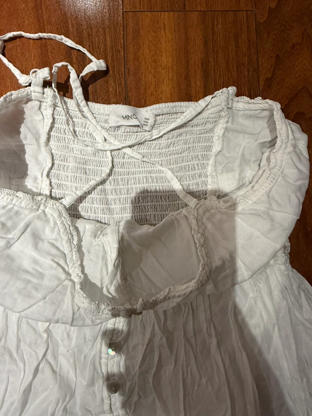 White Mango Tiered Maxi Dress - photo 2