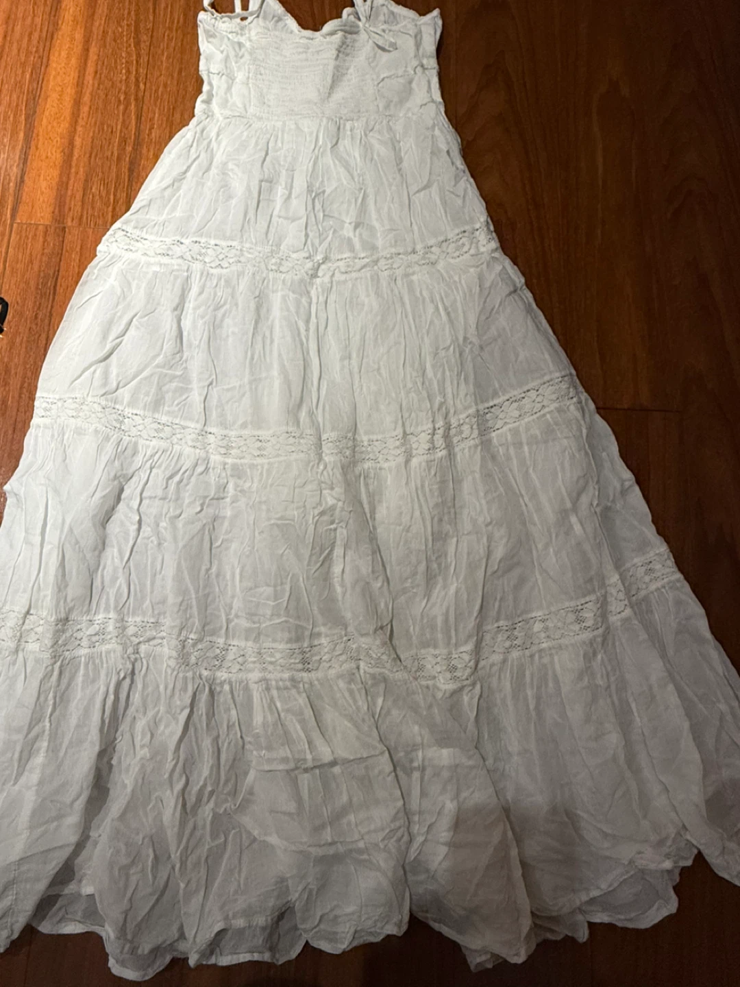White Mango Tiered Maxi Dress - photo 3
