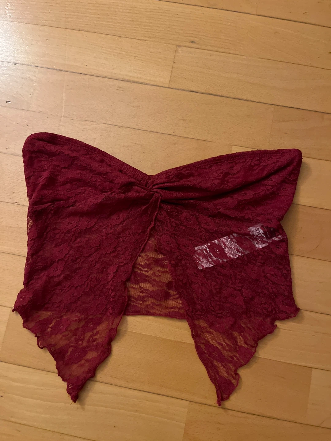 Lace Butterfly Crop Top