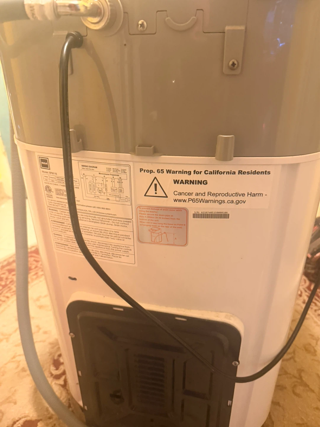 RCA Portable Washing Machine - photo 3