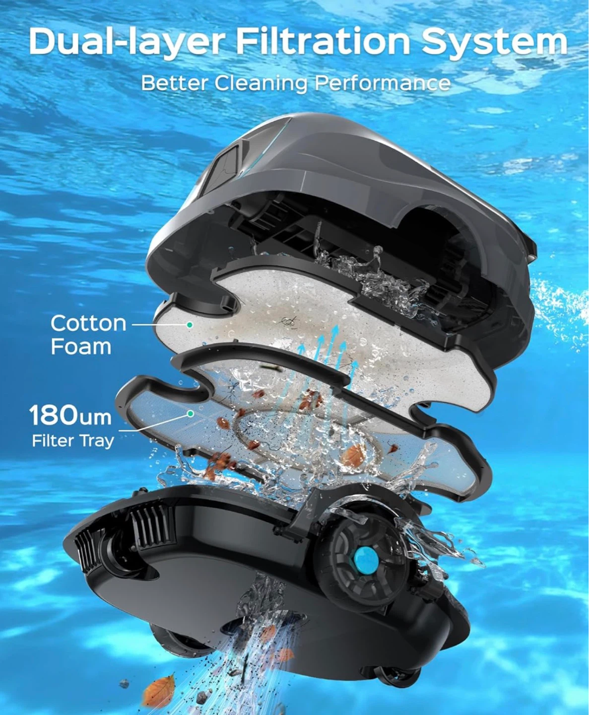 WYBOT A1 Cordless Pool Vacuum - photo 3