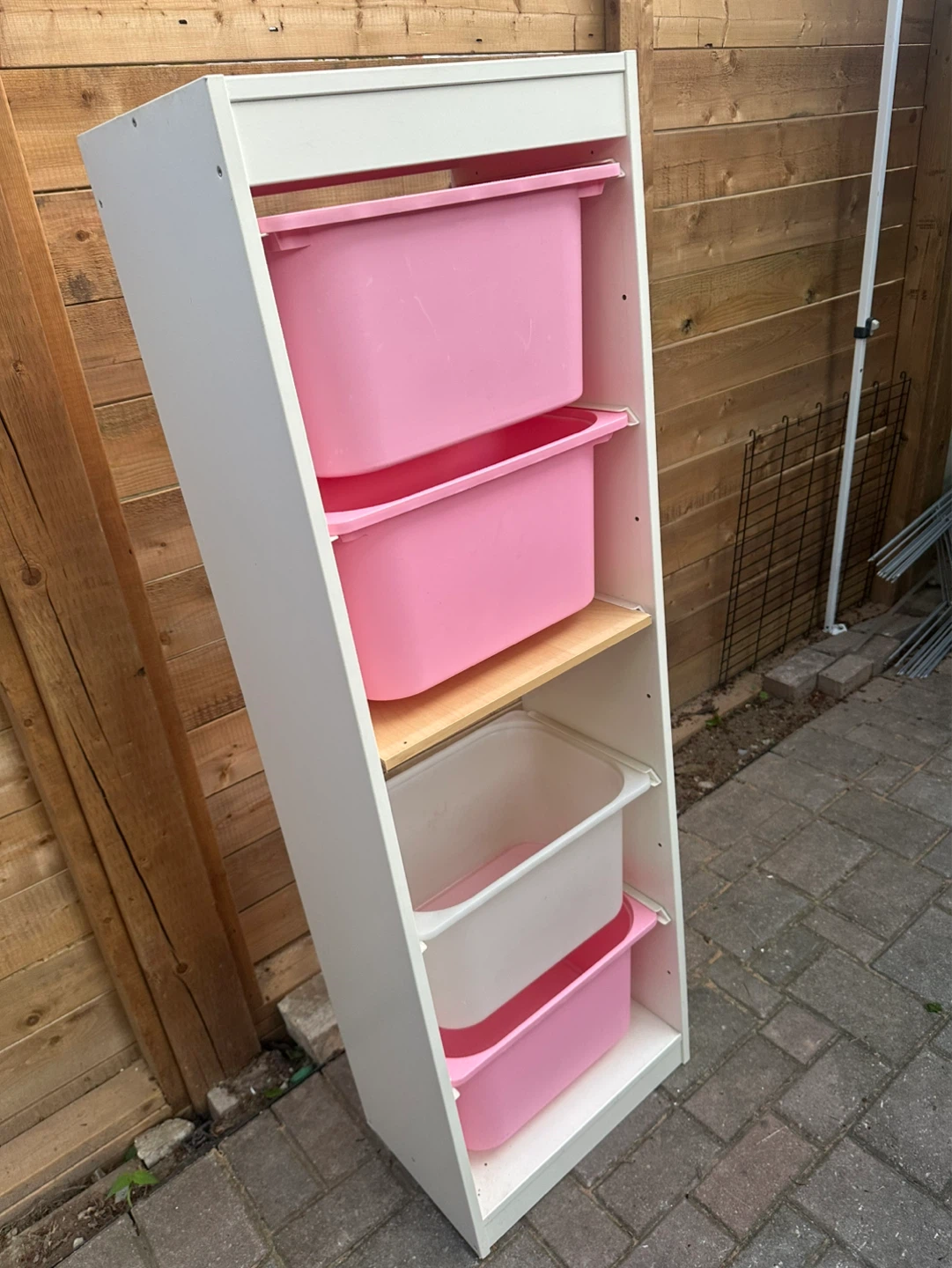 🧸 Kids’ Storage Organizer with Bins — Great Condition - photo 2