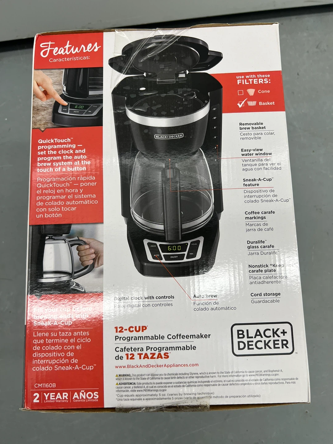 BLACK+DECKER 12-Cup Programmable Coffeemaker - photo 3