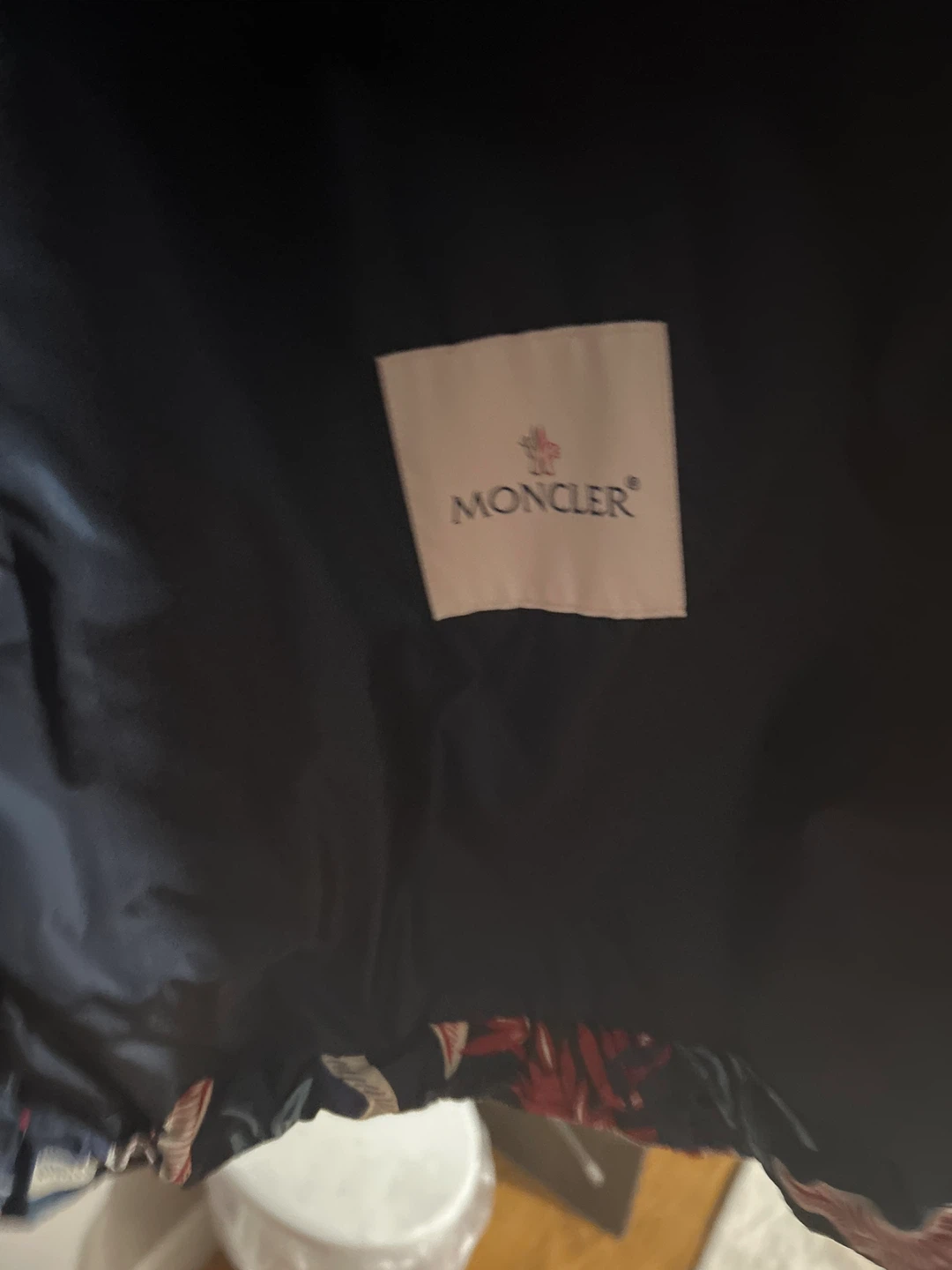 Moncler Floral Print Hooded Jacket - photo 2