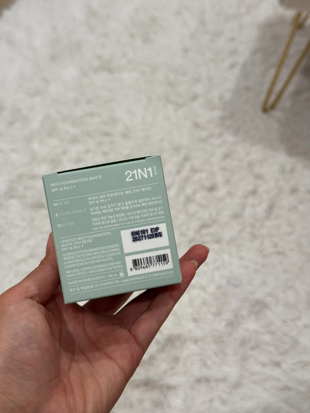 Laneige Neo Foundation Matte 21N1 Beige - photo 3