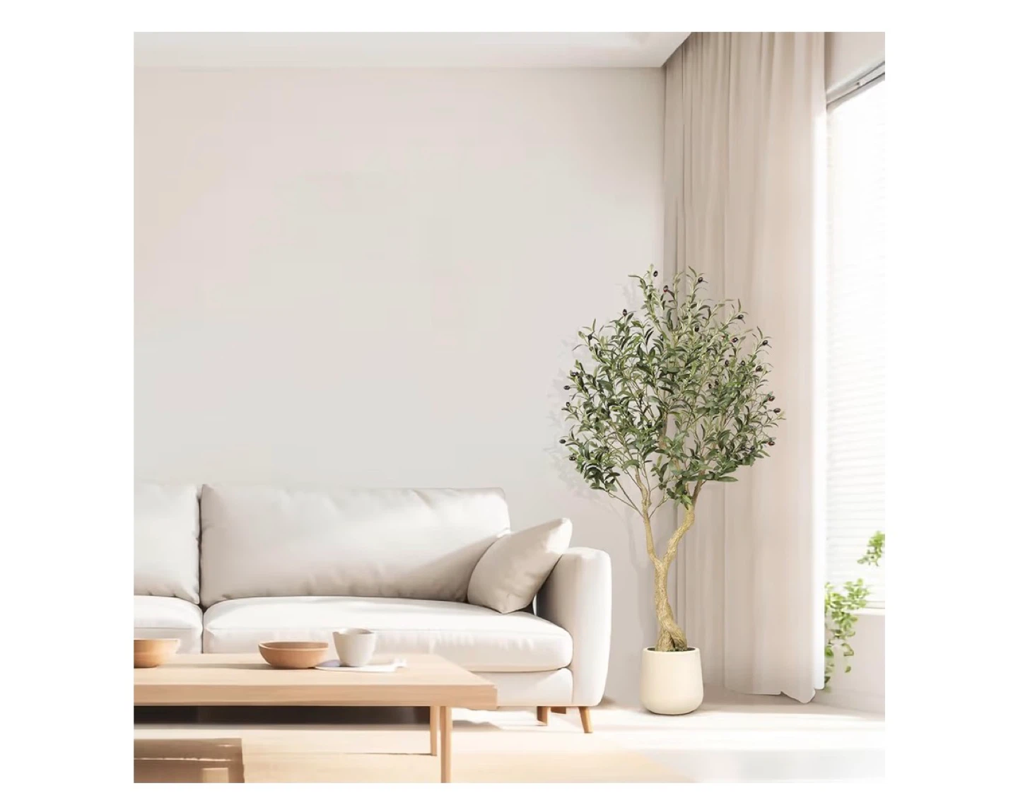 Artificial Olive Tree 5 ft Tall - photo 2