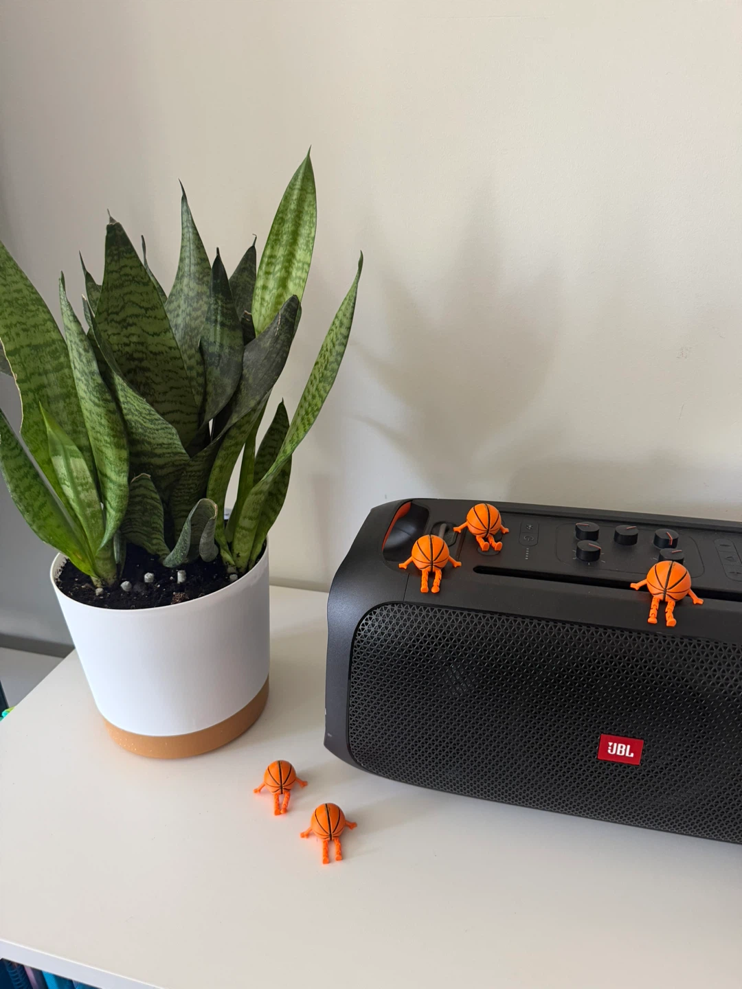 3D Printed Seated Basketball - Decor, Gift, Display