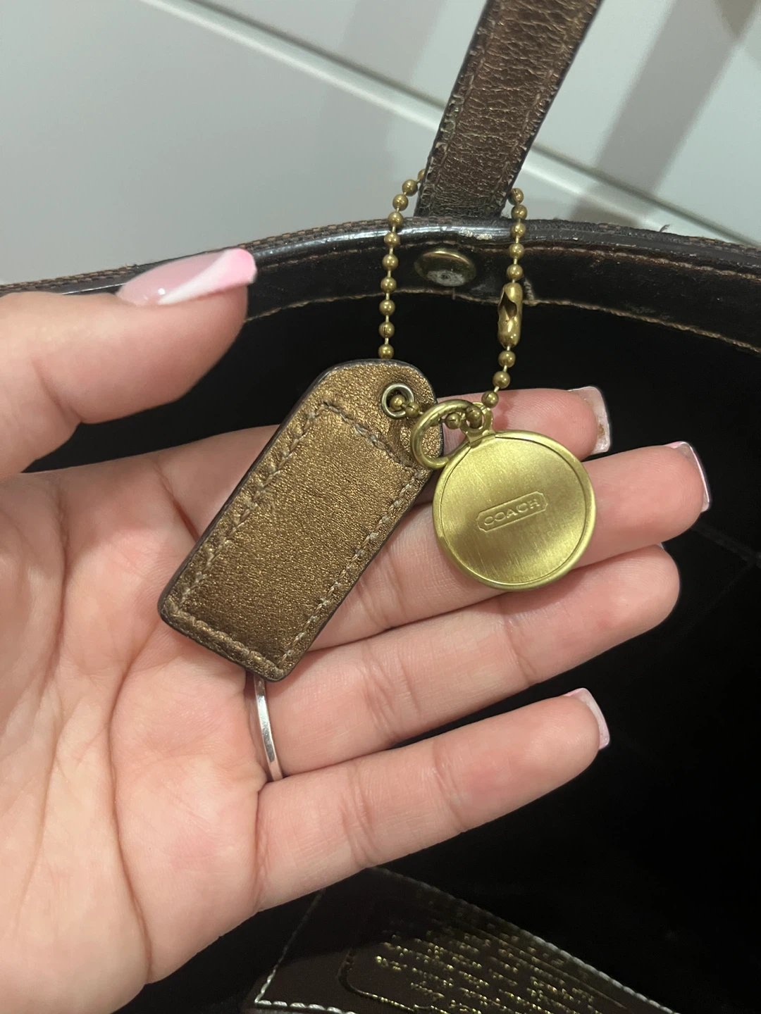 Coach Brown Vintage Tote Bag - photo 4