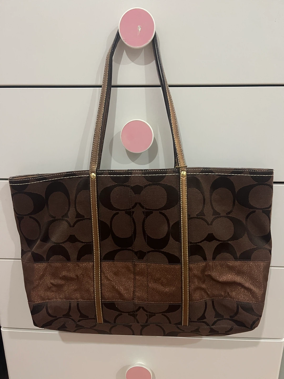 Coach Brown Vintage Tote Bag