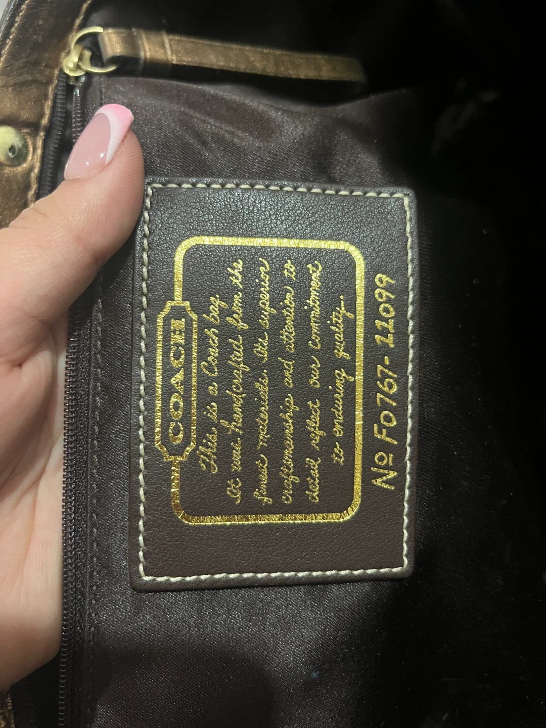 Coach Brown Vintage Tote Bag - photo 5