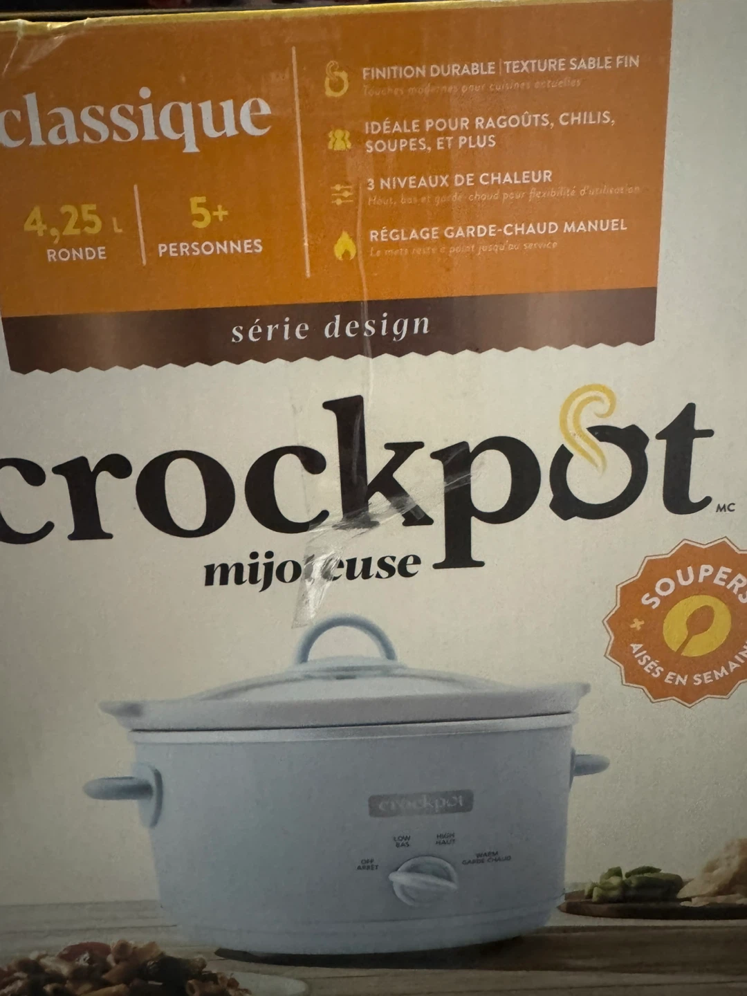 Crockpot 4.5qt Slow Cooker