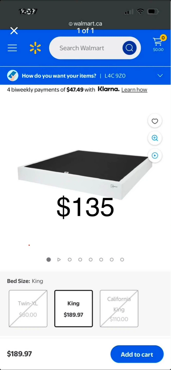 King Size Bed Frame