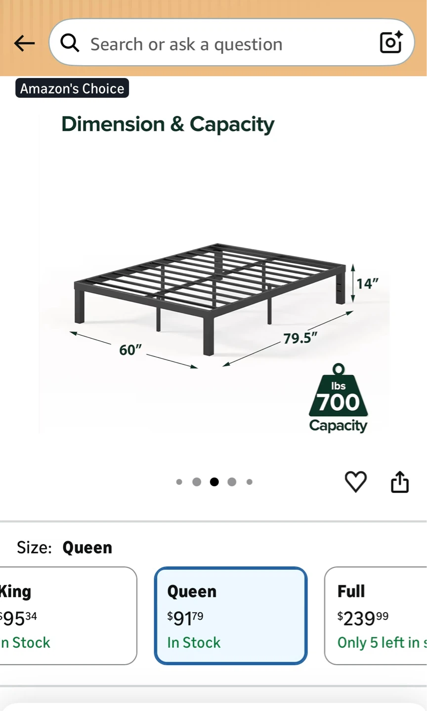 Queen Size Bed Frame