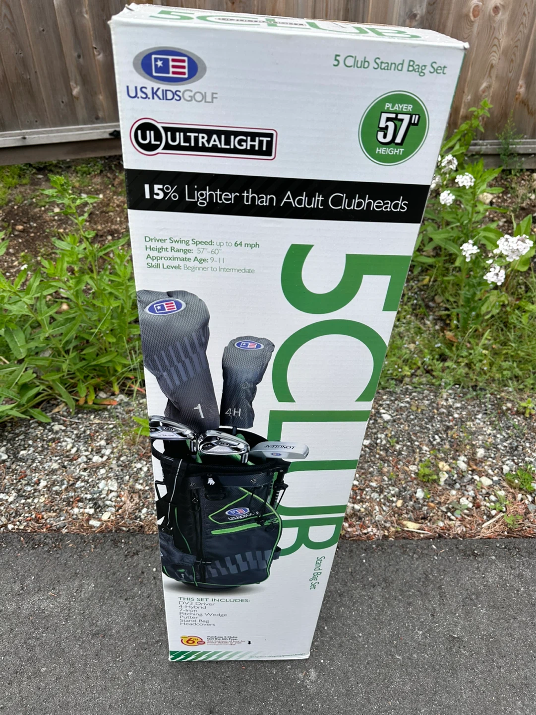 U.S.GOLF 5 club set (for around 4’8 to 5’1) - photo 2
