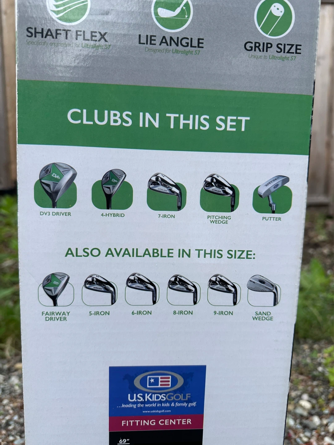 U.S.GOLF 5 club set (for around 4’8 to 5’1) - photo 5