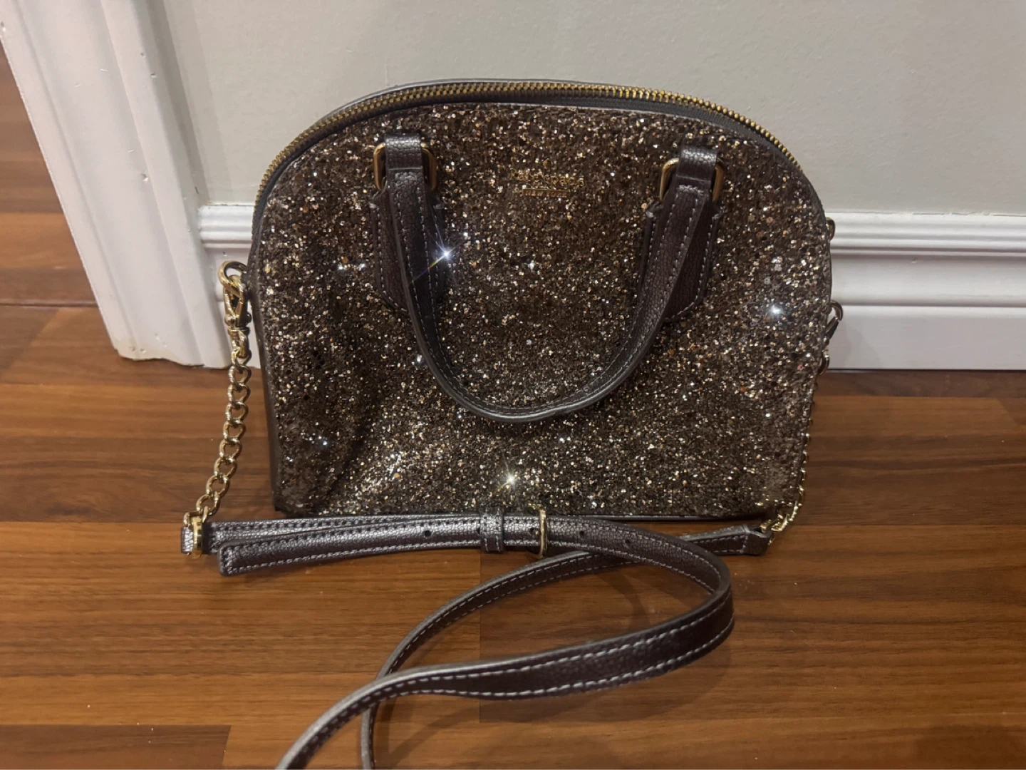 Kate spade glitter Satchel Handbag - photo 3