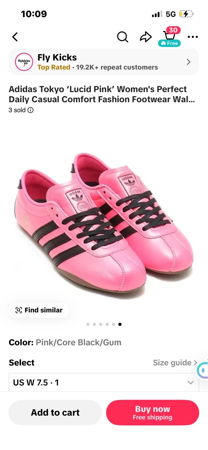 Adidas Tokyo Lucid Pink Women's Shoes