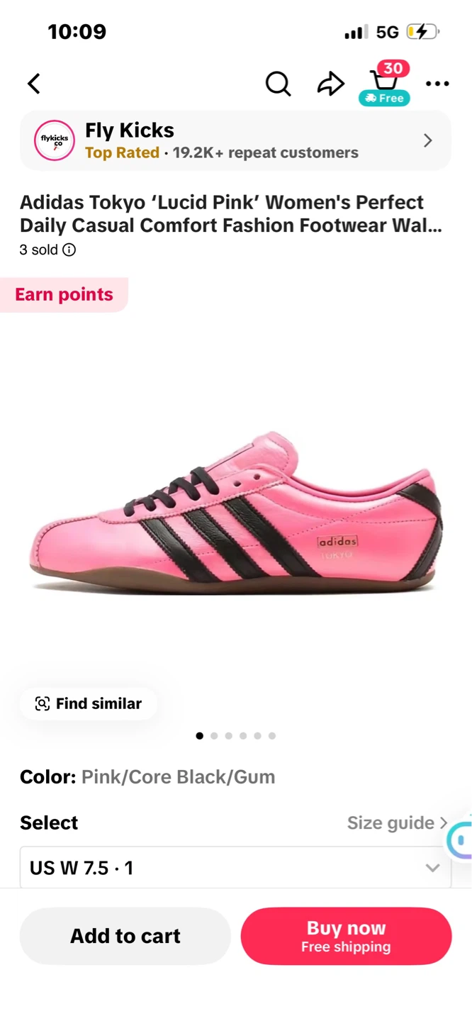 Adidas Tokyo Lucid Pink Women's Shoes - photo 3