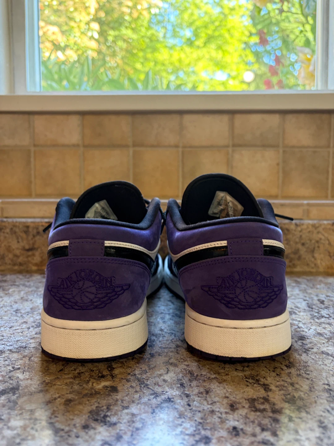 Nike Air Jordan 1 Low SE Purple Black White - photo 2