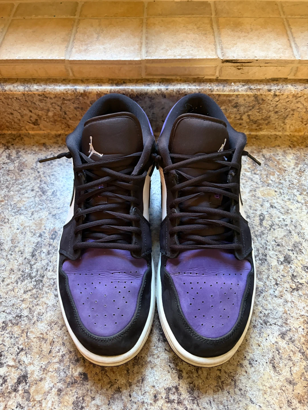 Nike Air Jordan 1 Low SE Purple Black White - photo 4