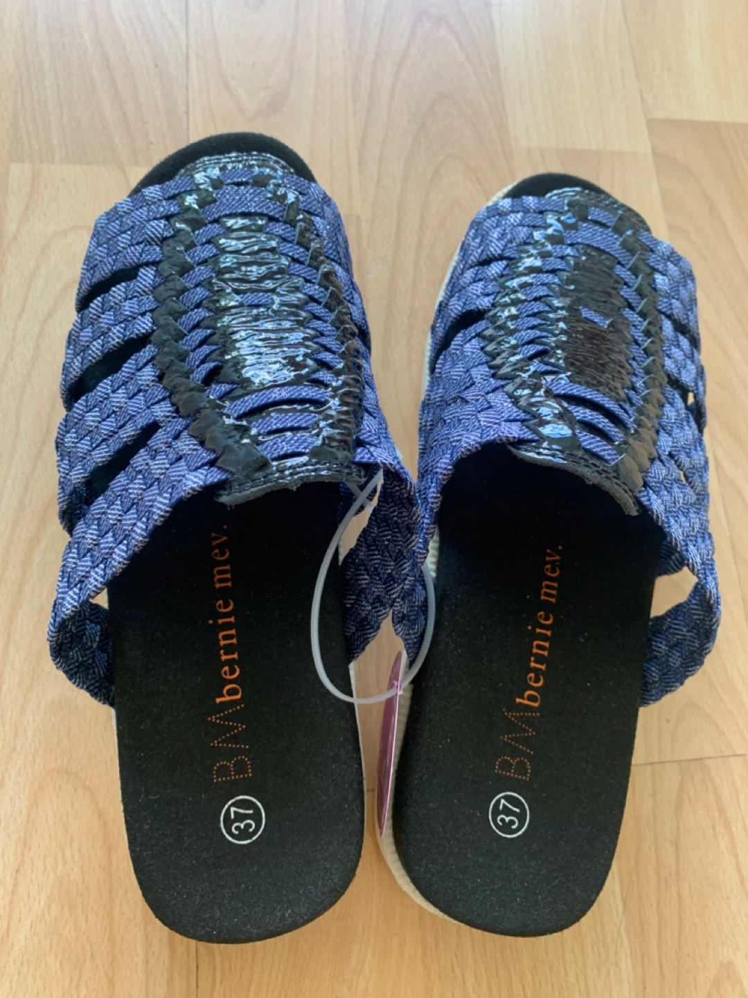 Bernie Mev. Women's Woven Slides - Blue Size 37 - photo 3