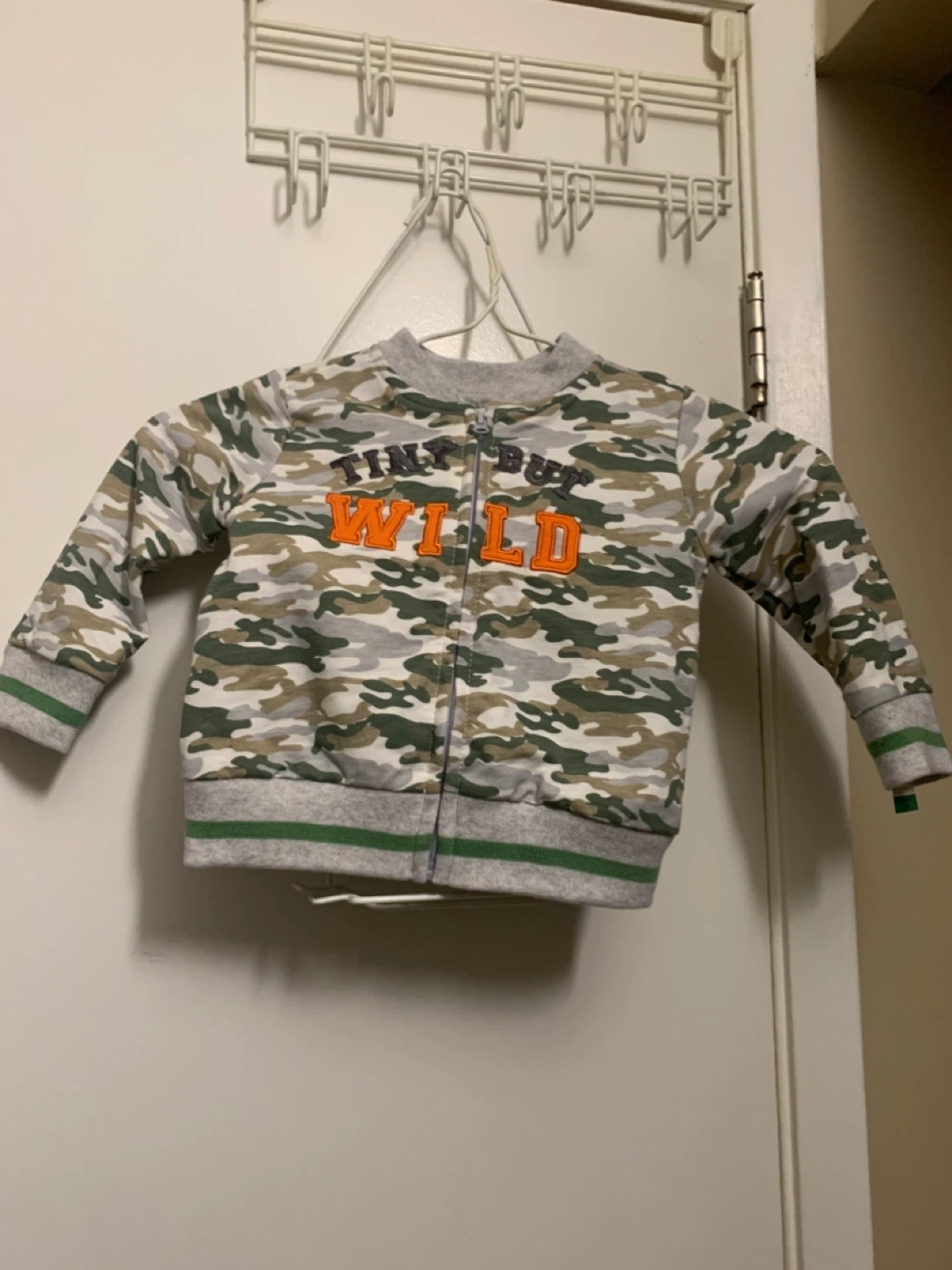 Baby Boys Camo Zip-Up Hoodie