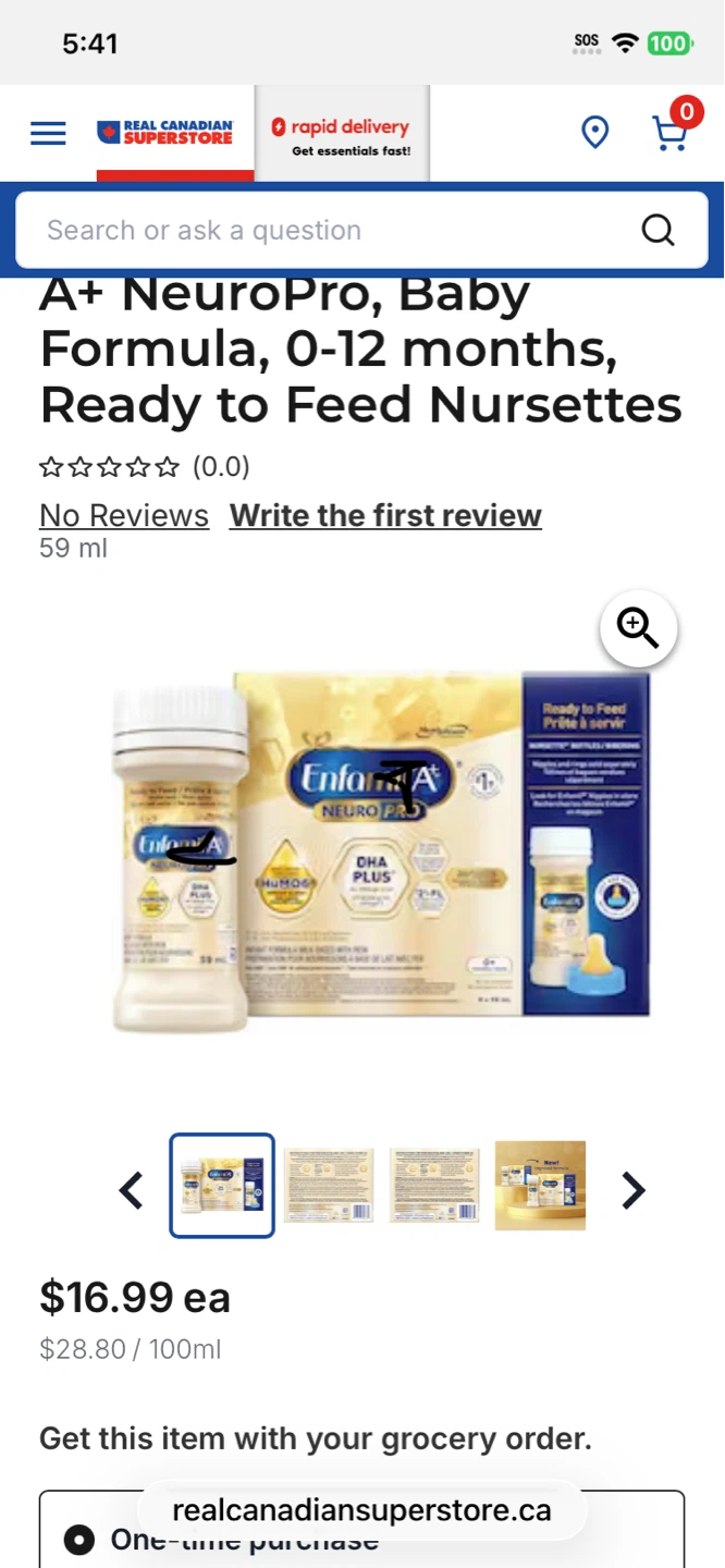 Enfamil A+ Neuro Pro Ready to Feed Nursettes