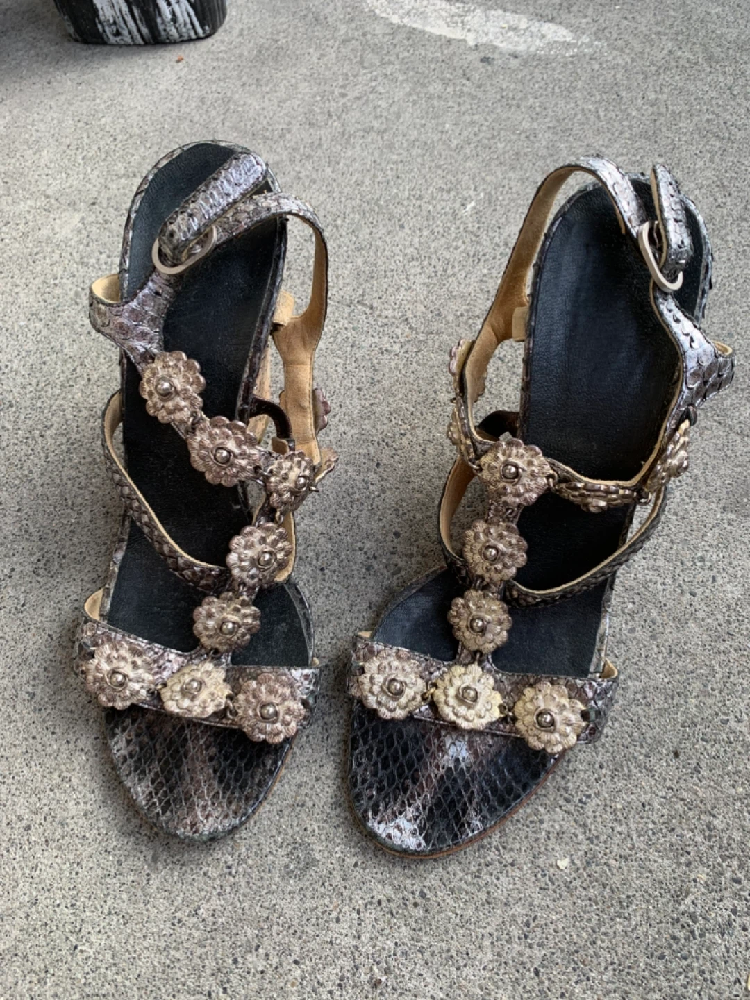 Chanel Wedge Sandals