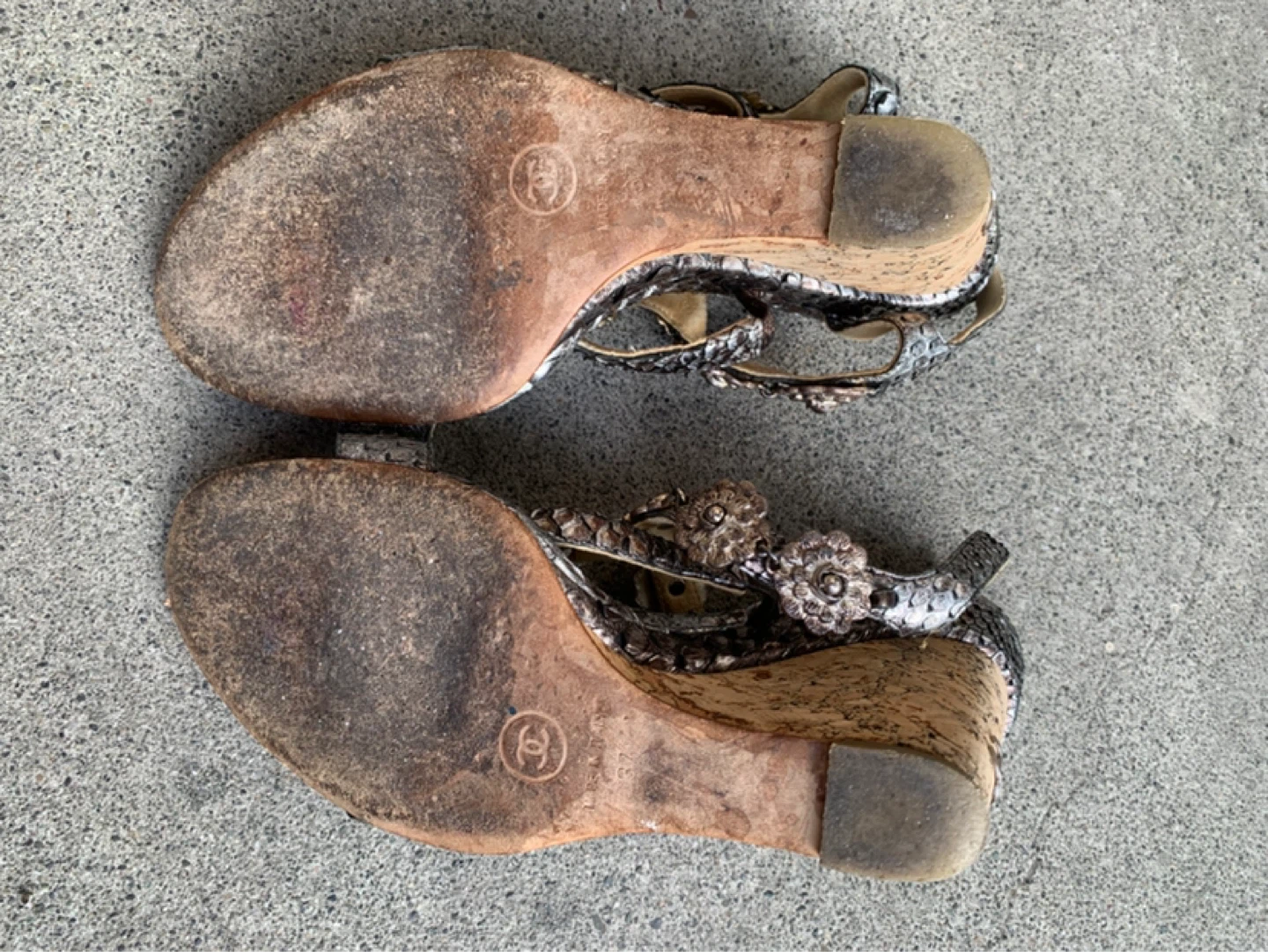 Chanel Wedge Sandals - photo 5
