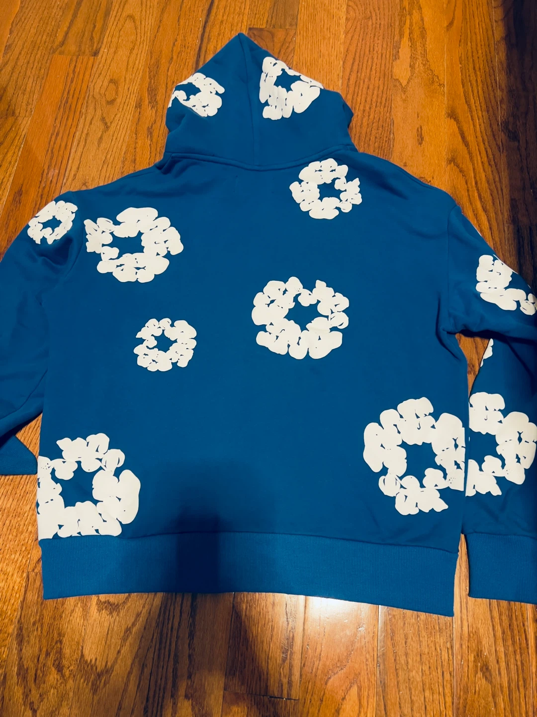 Denim Tears Blue Floral Hoodie