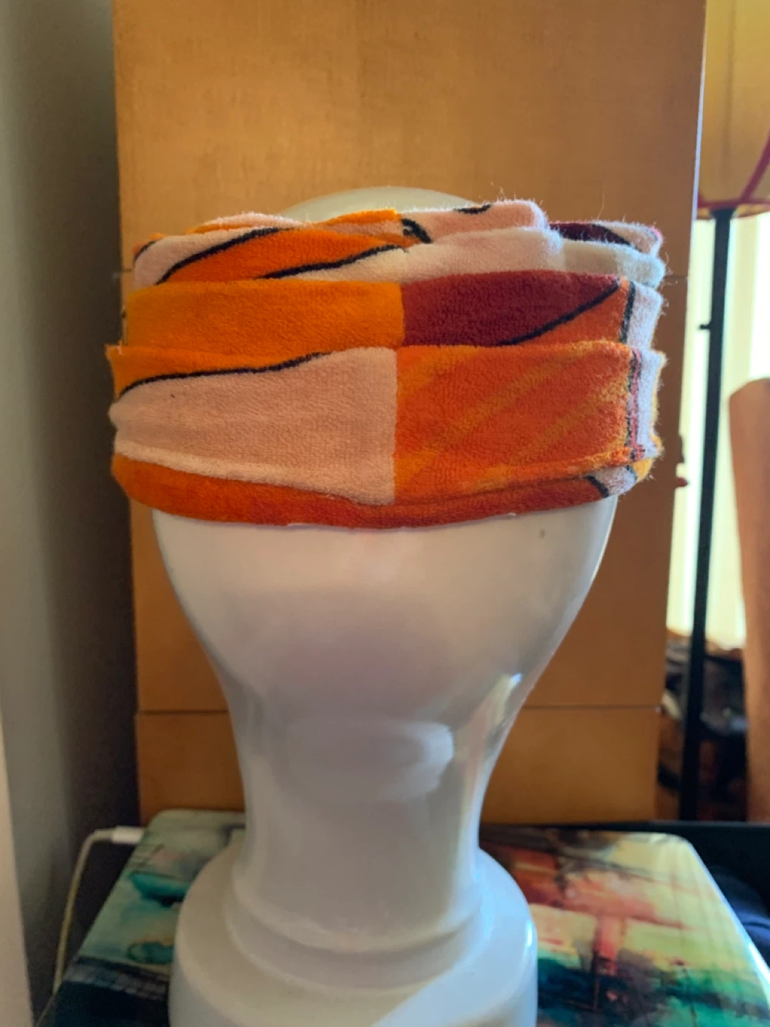 Hermes silk and cotton Visor with Retro Pattern - photo 4