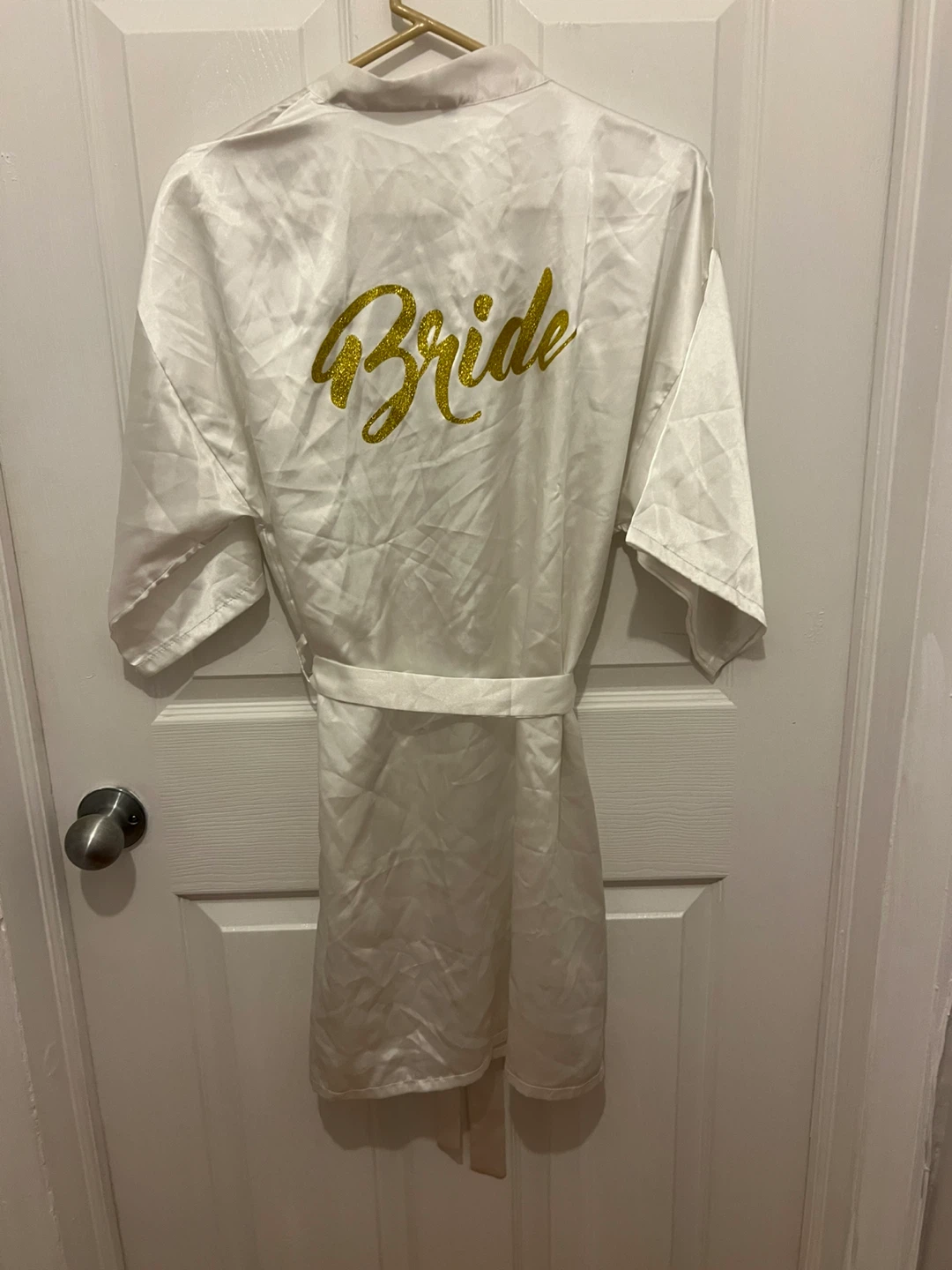 White "Bride" Robe - Medium