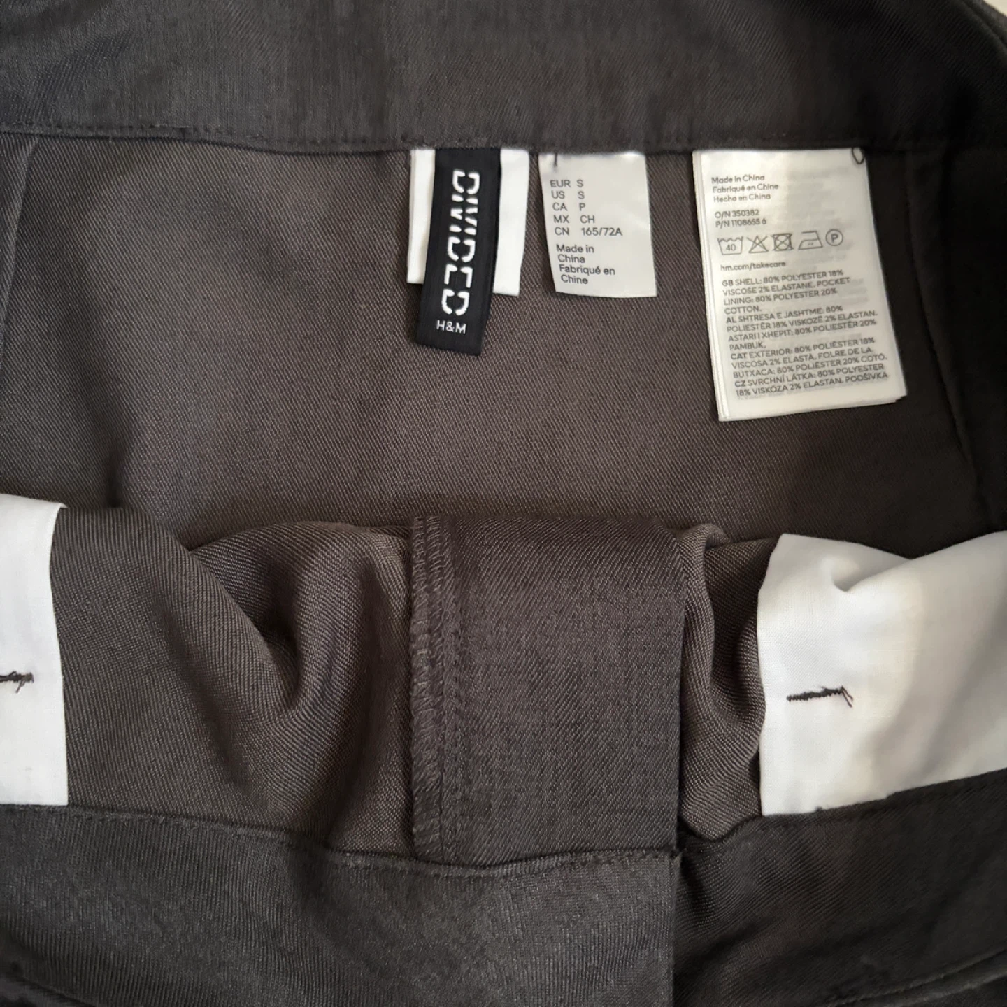 Divided by H&M Grey Skirt Size S - photo 2