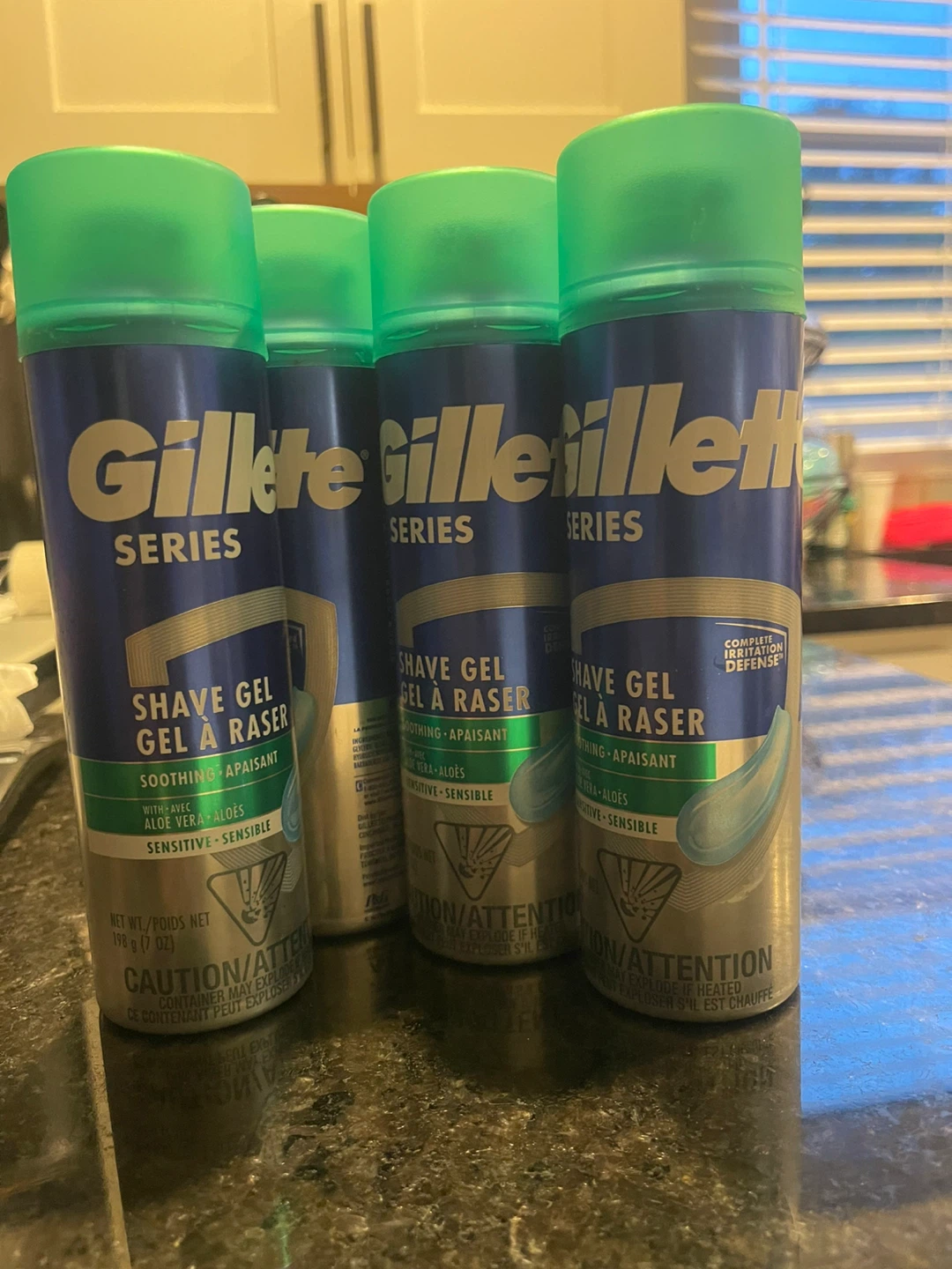 Gillette Series Shave Gel - 4 Pack