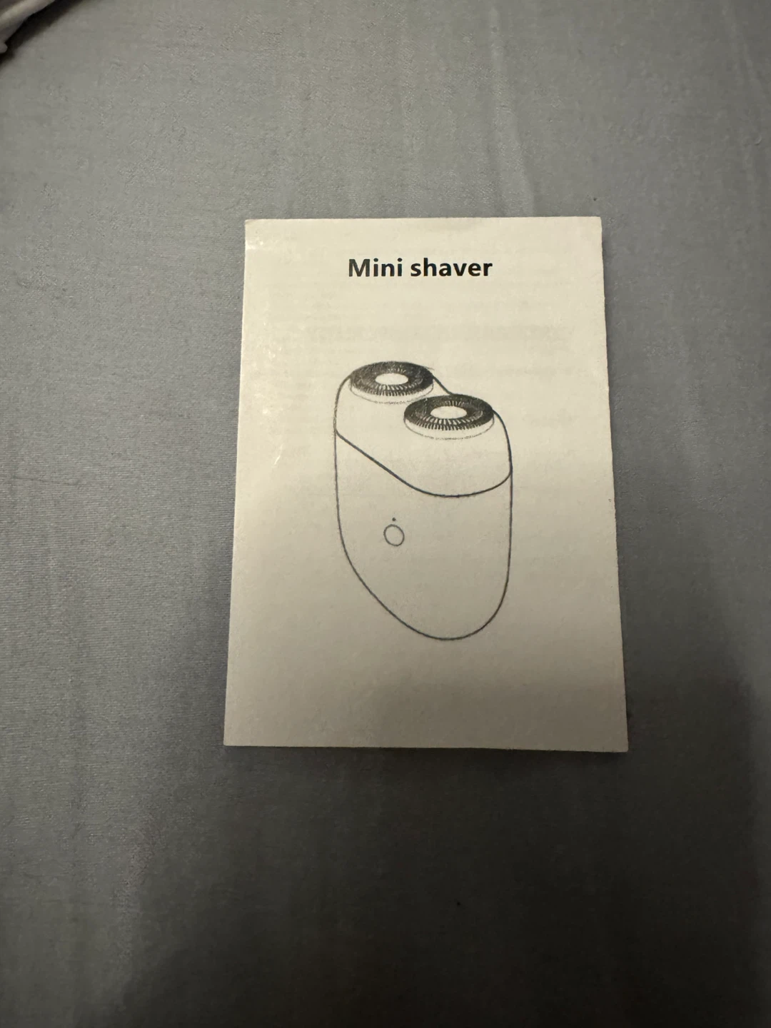 Mini Electric Shaver - Blue - photo 2