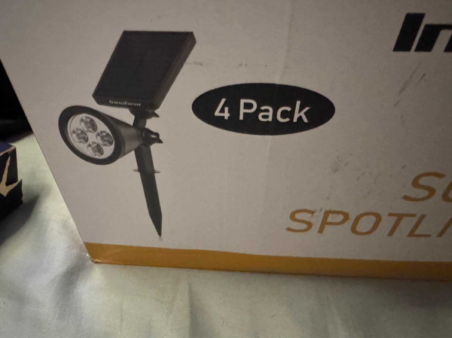 InnoGear Solar Spotlights 4 Pack Warm White