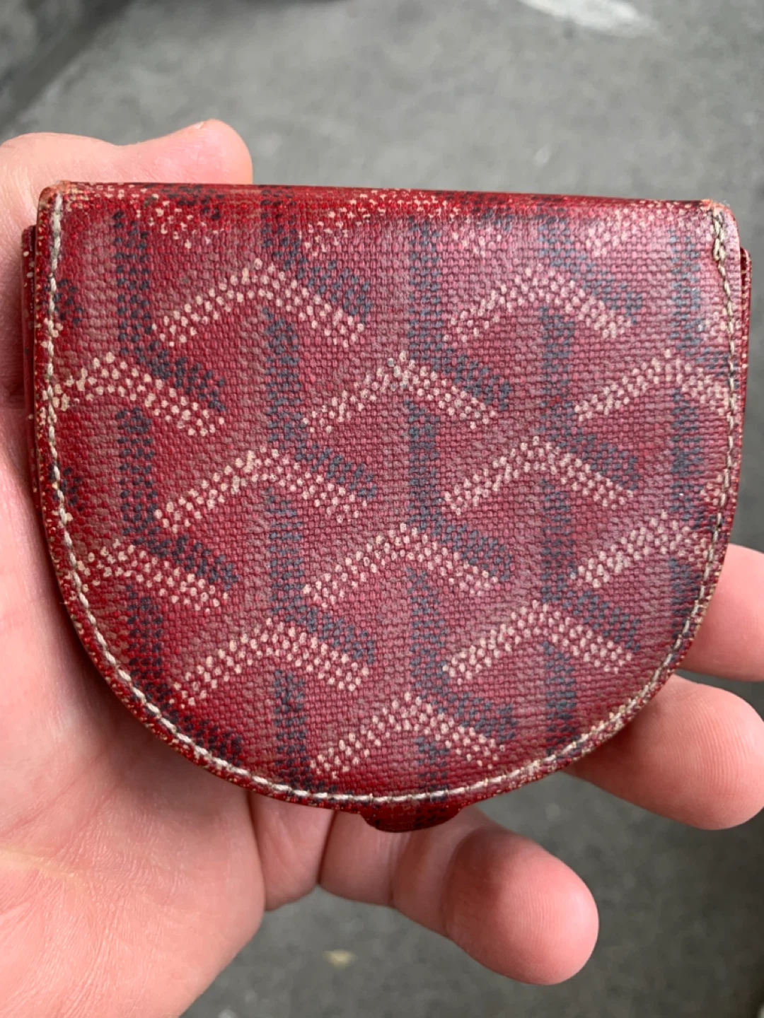 Goyard Red Coin Purse - photo 3