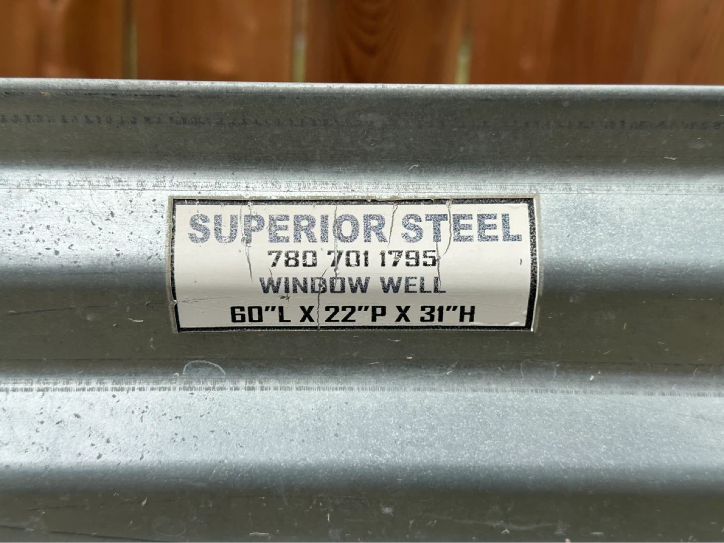 Superior Steel Window Well 60"L x 22"W x 31"H - photo 2