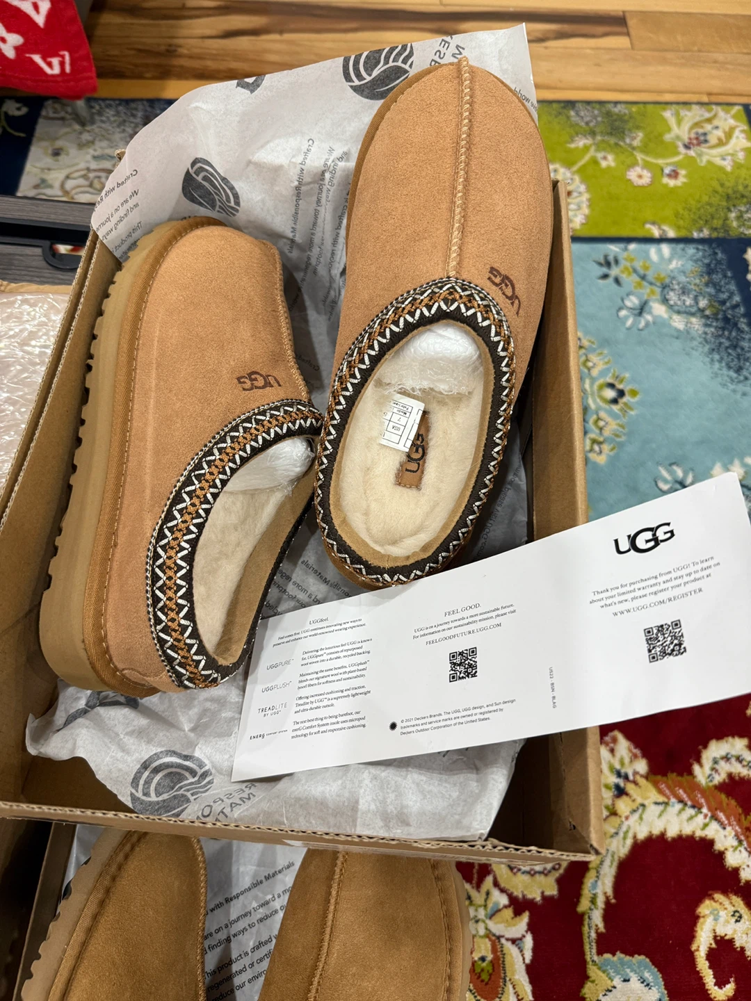 UGG Scuffette II Slipper - Chestnut - Size 7